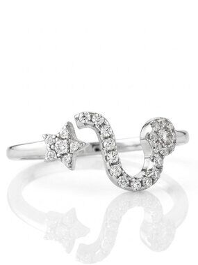 Leo Zodiac Ring - 925 Sterling Silver Leo SZN